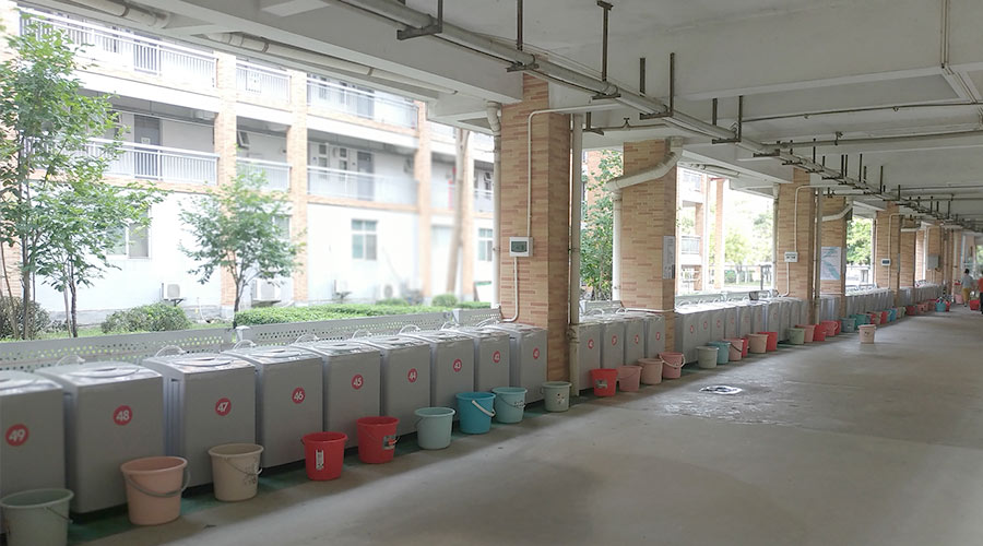 好評度高！江門一中學校又雙叒續(xù)單金環(huán)電器共享洗衣機