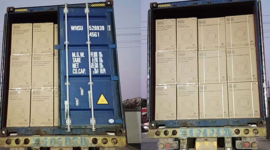 不分晝夜！完成客戶滾筒衣服烘干機(jī)發(fā)貨是職責(zé)所在