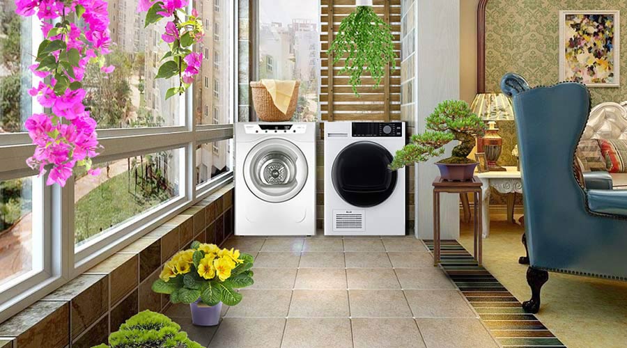 家居陽臺晾曬衣物不干怎么辦，衣物烘干機(jī)來解決！