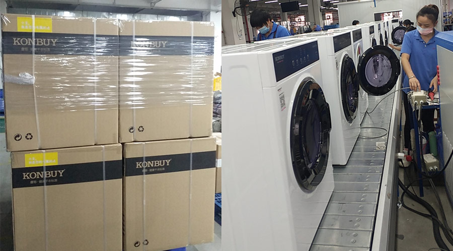 衣物烘干機電商訂單增多！金環(huán)電器加急生產不延誤發(fā)貨