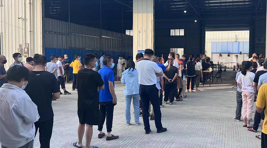 支援防疫是責(zé)任！金環(huán)電器助力鶴山核酸檢測