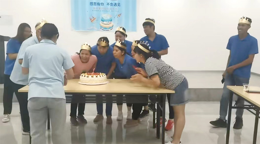 金環(huán)電器6月份員工生日會  美好如約而至！