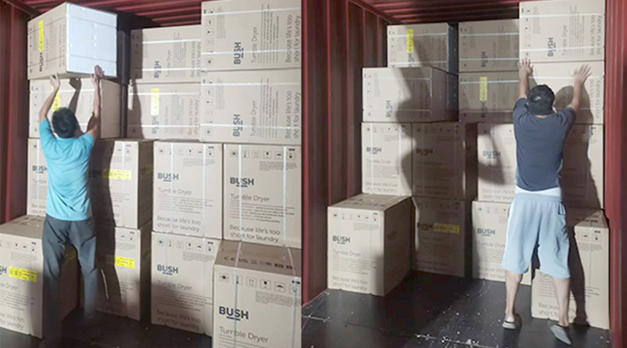 各司其職合力做好英國Argos客戶衣物烘干機(jī)出貨任務(wù)！