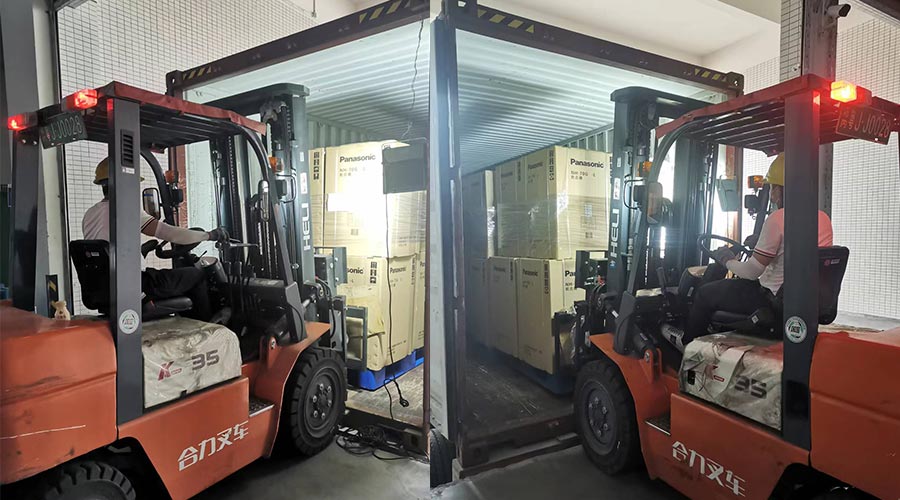 趕進(jìn)度加油干！ 迅速完成松下客戶的衣物烘干機(jī)出貨